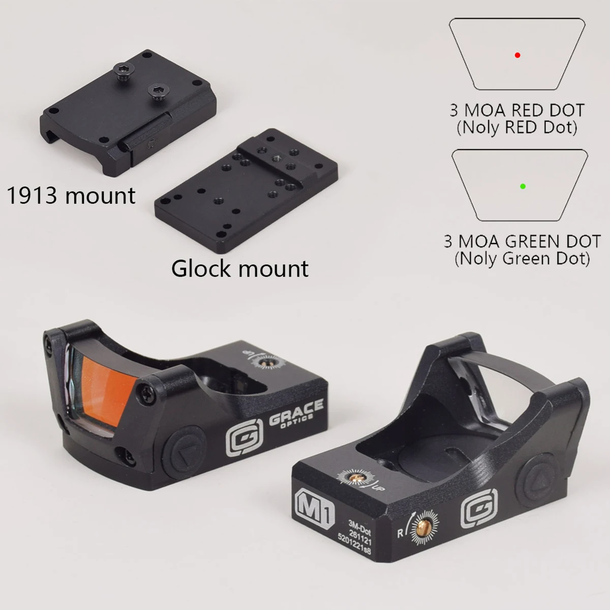 

Tactical 3 Moa RMR M1 Red Dot Sight Scope Optical Topless Sights Reflex Air Taurus G2 G3 Docter 20mm Picatinny Mount Airsoft