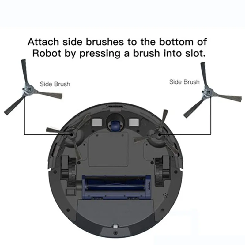 Сменная боковая щетка для Coredy R3500 R550 R650 R600 R700 GOOVI D380 DEENKEE DK600 аксессуары пылесоса