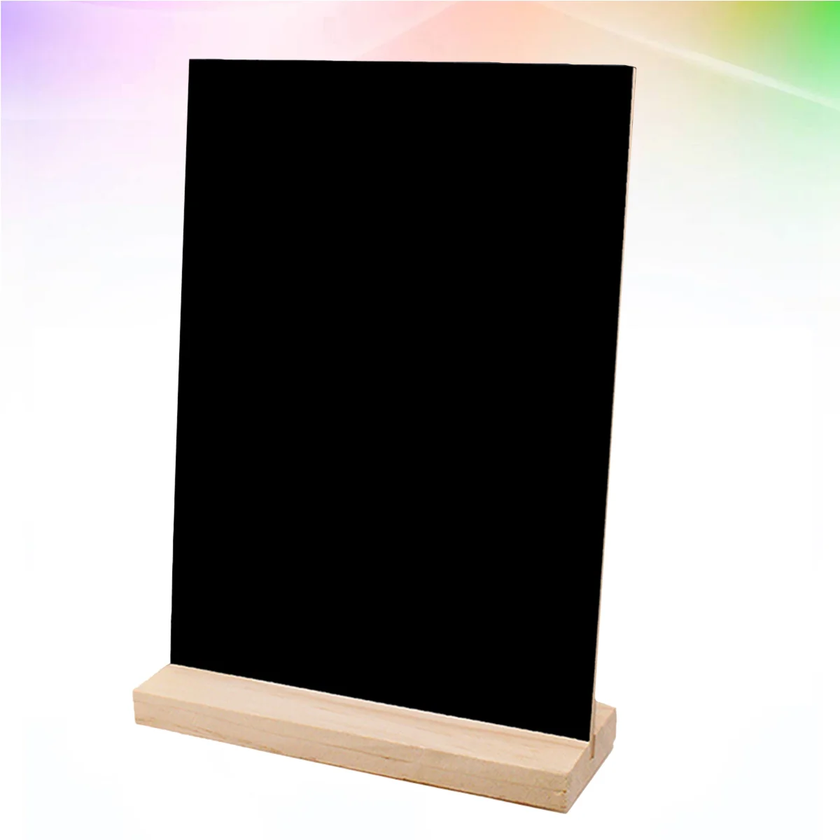 

1pc Message Board with Bases Decorative DIY Blackboard Sign Plaque Chalkboard for Dinner Home