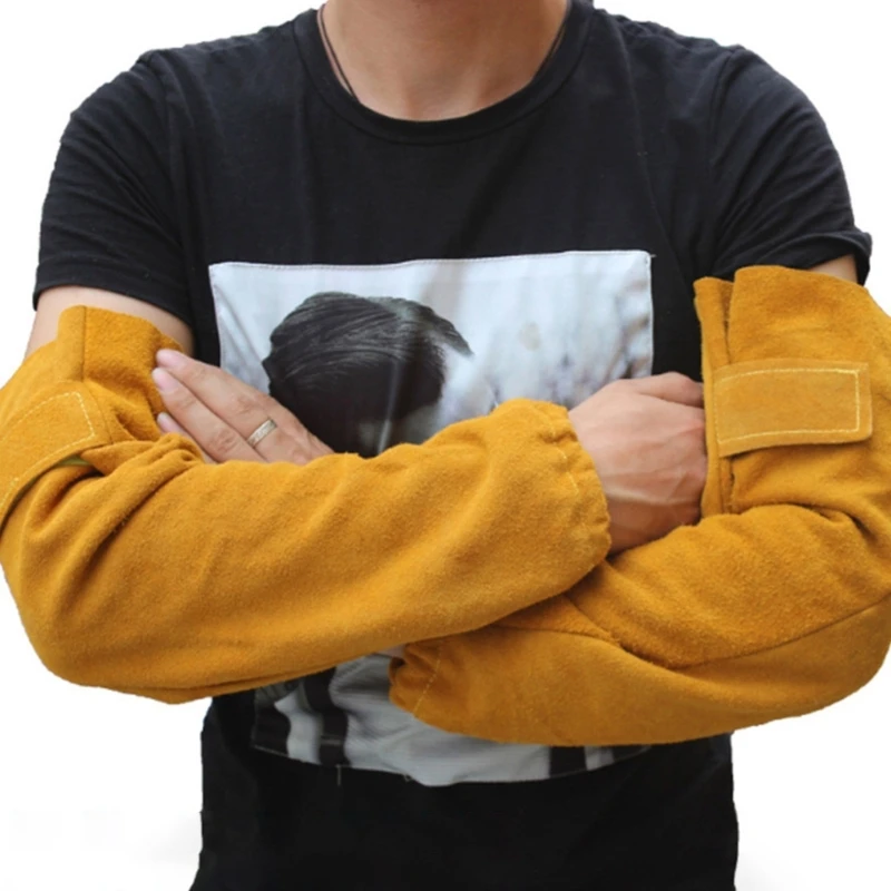 Сверхмощные кожаные сварочные рукава устойчивы к истиранию для повышения