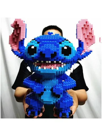 MINISO 30 см пластиковый конструктор Stitch