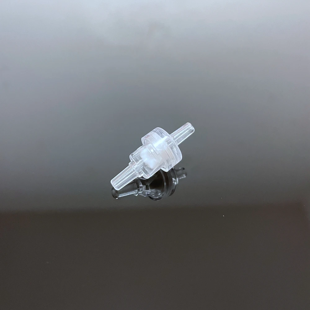 Машина для тестирования Covid, прозрачный полиакрилат V130022100, сборный Встроенный обратный клапан Duckbill, 10 шт.