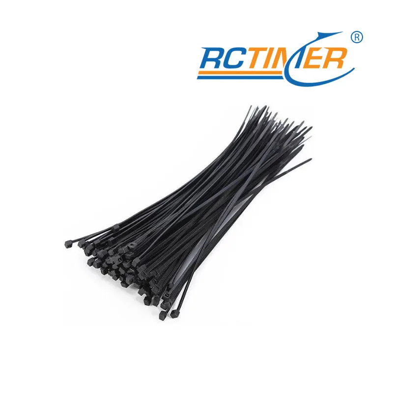 Пластиковая нейлоновая крепежная кольцевая молния с самоблокирующейся нейлоновой кабельной стяжкой 3x100 4x150 4x200 4x250мм