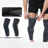 1 pc sports elastic knee pads long breathable men and women sleeves knee braces support protector protection fitness gear