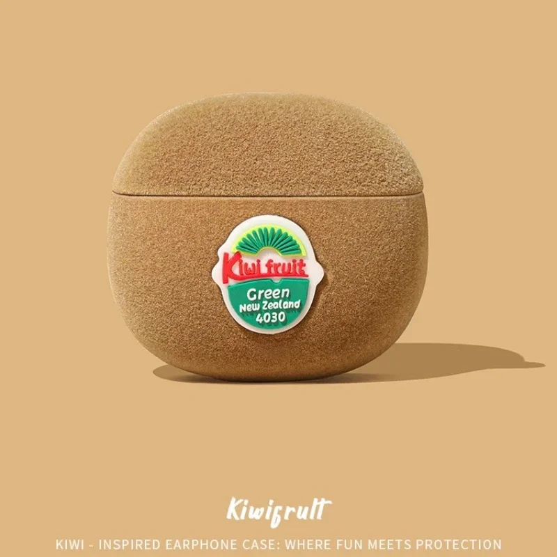 Фото Милый чехол Kiwifruit для Apple Airpods 4 3 2 1, защитный чехол для Airpods pro 2, украшение в виде ракушки с подвеской, аксессуары для наушников №2