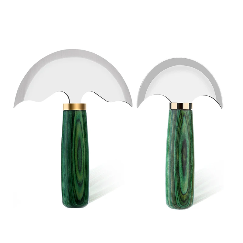 

Professional Leather Knife Ultra Sharp Round Head Craft Green Handle Skiving Cutting Tools DIY Handmade Leather Tools