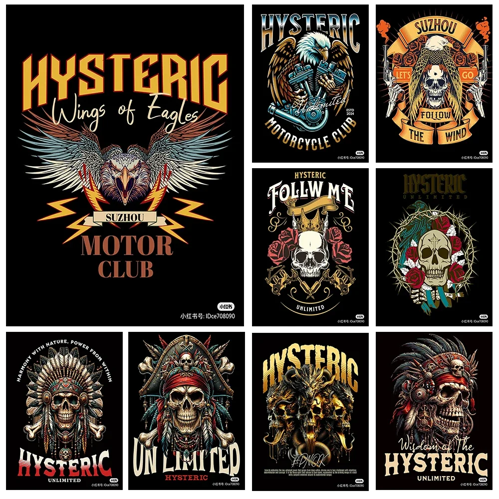 Набор 5d Алмазной Живописи С Дизайном Черепа — Полная Область Наклеивания