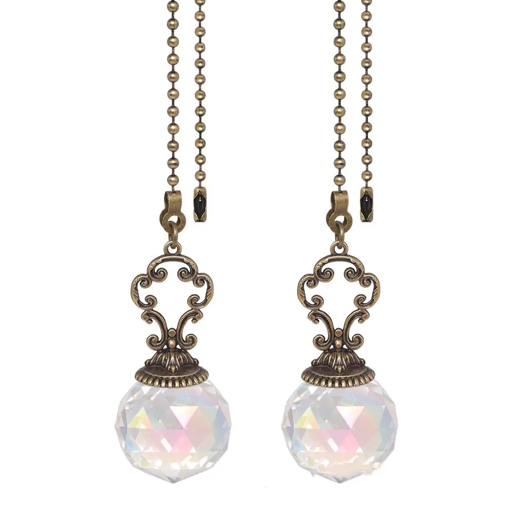 Цепочка для вентилятора Хрустальная удлинительная потолочного светильника