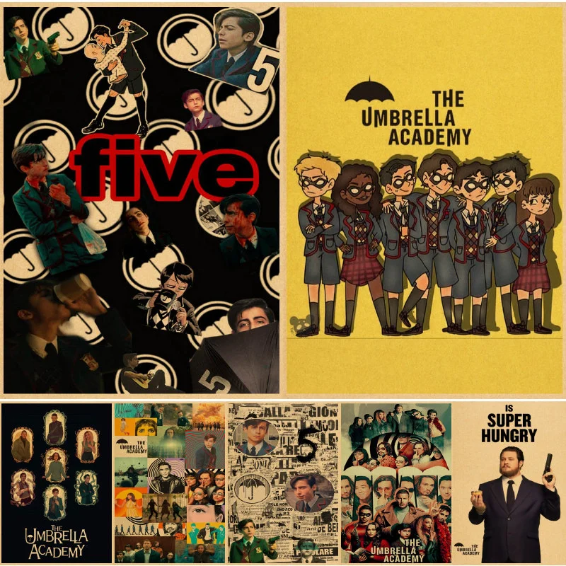 

the Umbrella Academy Wall posters painting obraz bilder affiche murale islam bedroom decor house affiche murale obraz schilderij