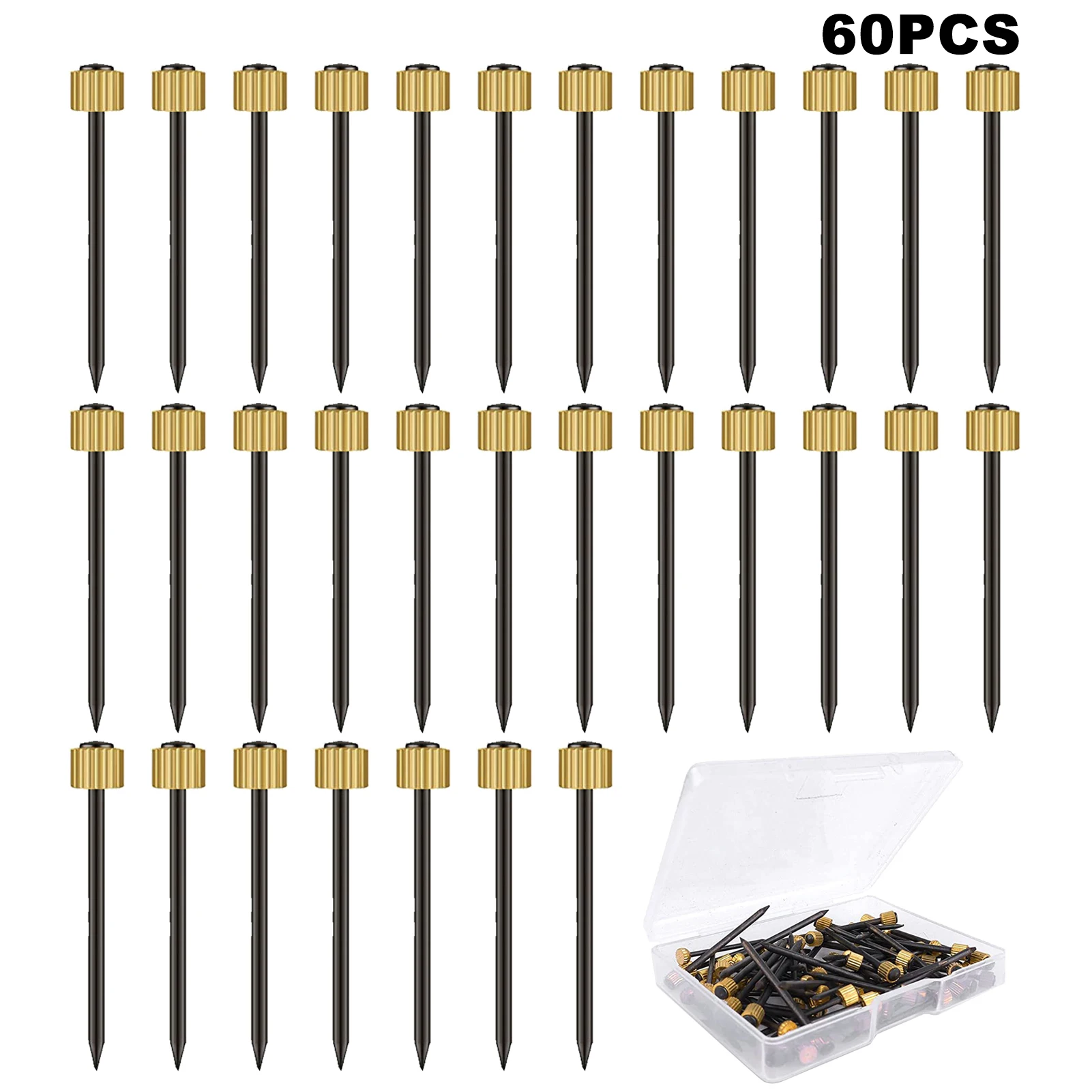 

60 шт. сверхмощные подвесные гвозди для рисунков, домашняя доска для объявлений, деревообрабатывающая стена, кирпичная кладка «сделай сам» для гипсокартона, фоторамка, латунная головка, ремесло
