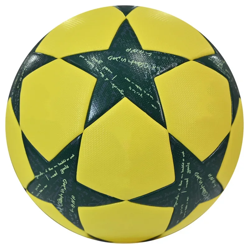 

Профессиональный размер 5 футбольный мяч групповые тренировочные матчи Стандартное Футбольное оборудование для взрослых для спорта на открытом воздухе полиуретановая клейкая Футбольная экипировка