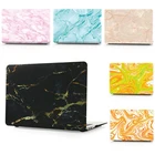 Чехол с мраморным рисунком для Macbook Air 11 12 13, для Macbook Pro 15, Ультратонкий защитный чехол для Apple Laptop Funda Decoration