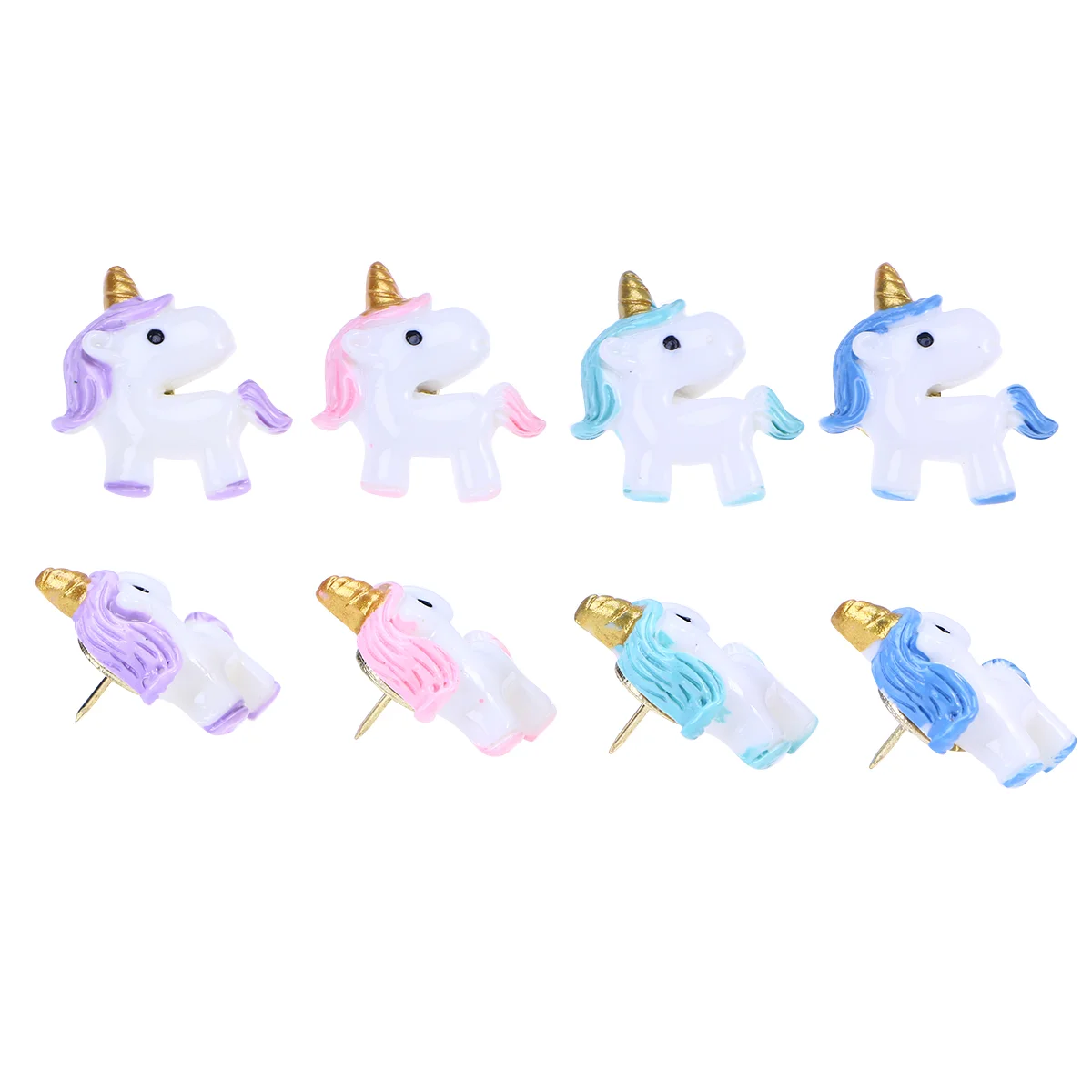 

24 Thumbtacks Adorable Cartoon Push Push for Maps Calendar Whiteboard