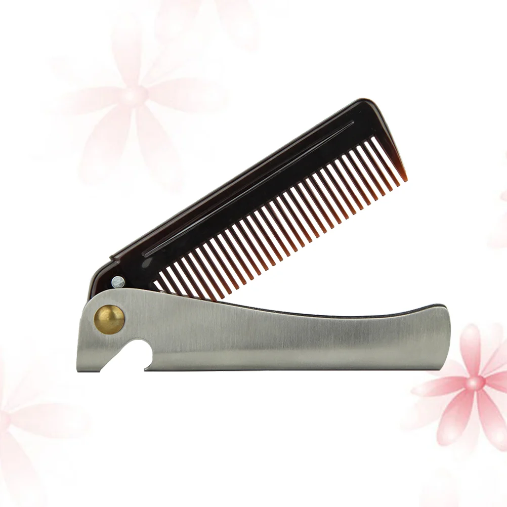 

1 шт., Складная расческа для волос, из нержавеющей стали