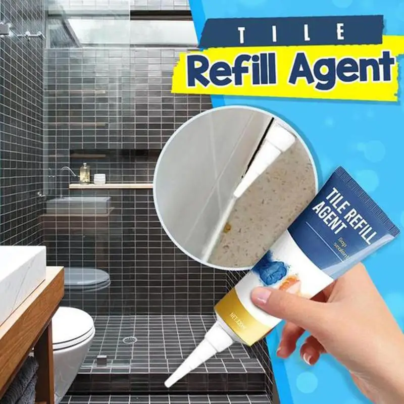 

Tile Gap Repair Agent Mouldproof Waterproof Anti-Leakage Agent Bathroom Wall Porcelain Repair Filling AgentsTile Refill Filler
