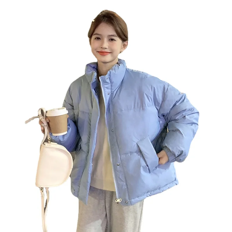 2022 New Women's  Short Thicken Padded Jacket Winter Loose Down Jacket Woman Cotton Clothes Coat Street Basic Overcoat