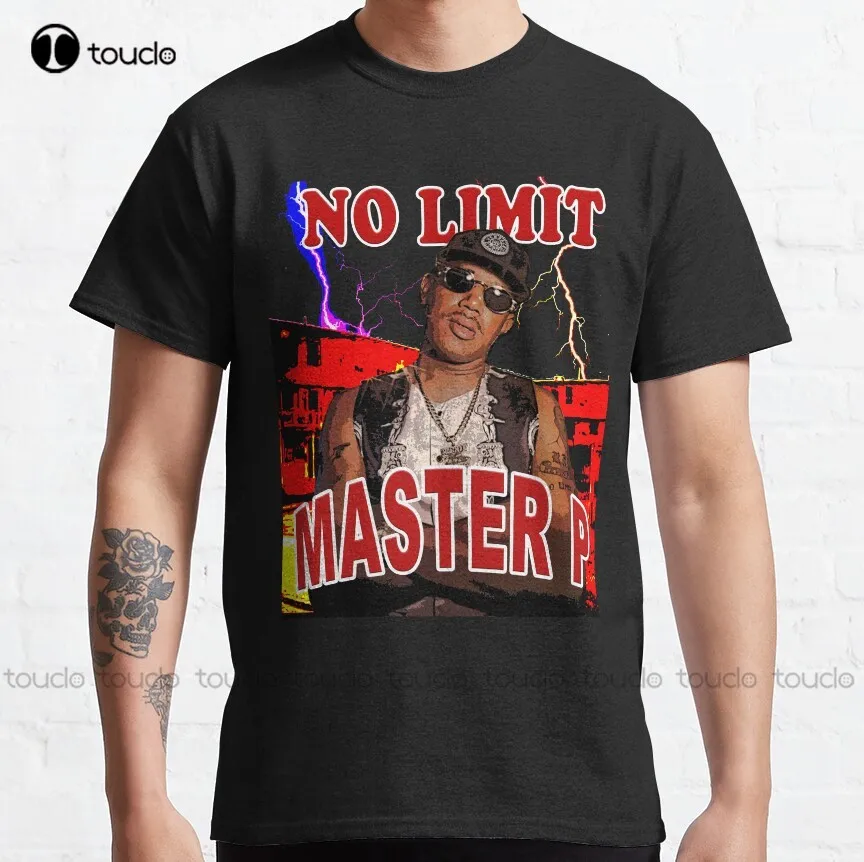 Master P 90S Mall Design Classic Master P, No Limit Records, Rap, 90S T-Shirt Outdoor Simple Vintag Casual T Shirts Custom Gift