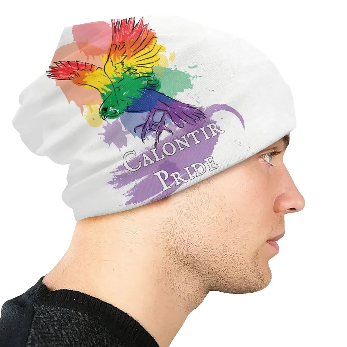 Фото Радужная шапочка Calontir Pride Homme, осенне-весенние тонкие шапочки, облегающие шапки для мужчин и женщин, Новые шапки №4