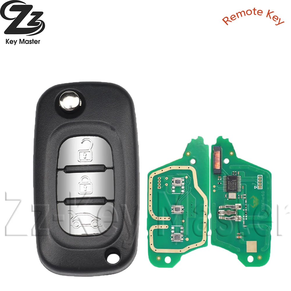 

Zz 4A чип TWB1G767 433FSK автомобильный дистанционный ключ для DS Renault Kadiar Megane IV Trafic Twingo III 2014+ Duster 2016+ Benz Smart Lada