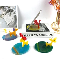 animal mobile phone stand silicone mould diy epoxy resin mold cellphone cellphone bracket tablet holder crafts for casting tool