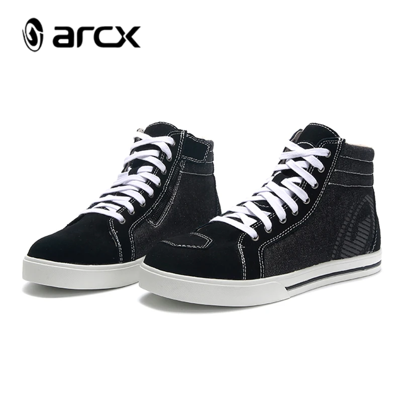 ARCX Motorcycle Boots Ankle Protection Casual Shoes Motocross Riding Boots Night Reflective Motorbike Riding Wear Racing Shoes enlarge