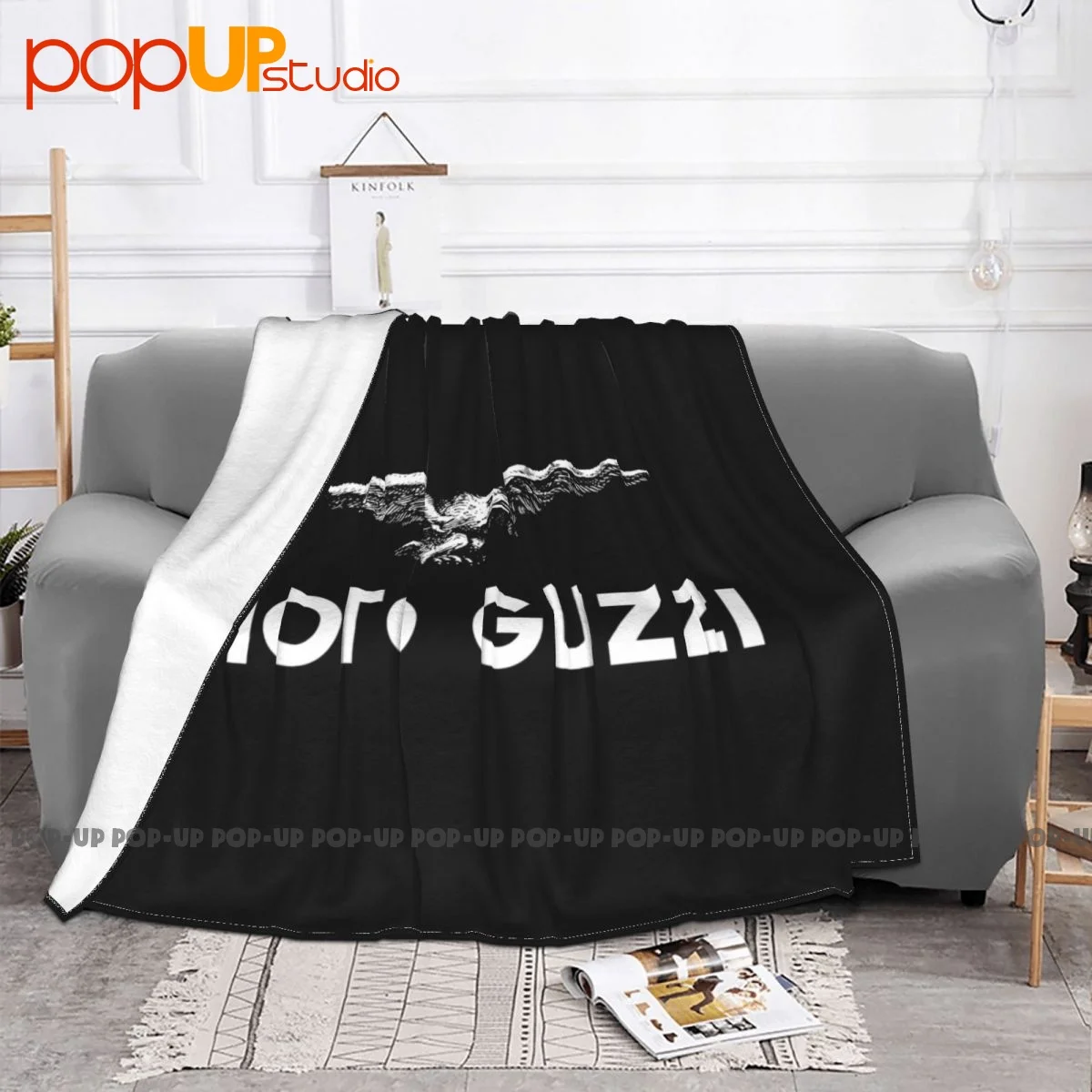 Мотоциклетное одеяло Moto Guzzi с логотипом Gp высокое Фланелевое покрывало на диван