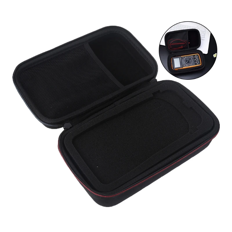 Hard Carrying Case for117 115 F117C F17B+ F115C Multimeter Cover Carry Bag Portable Protective Box Travel Pouch M4YD