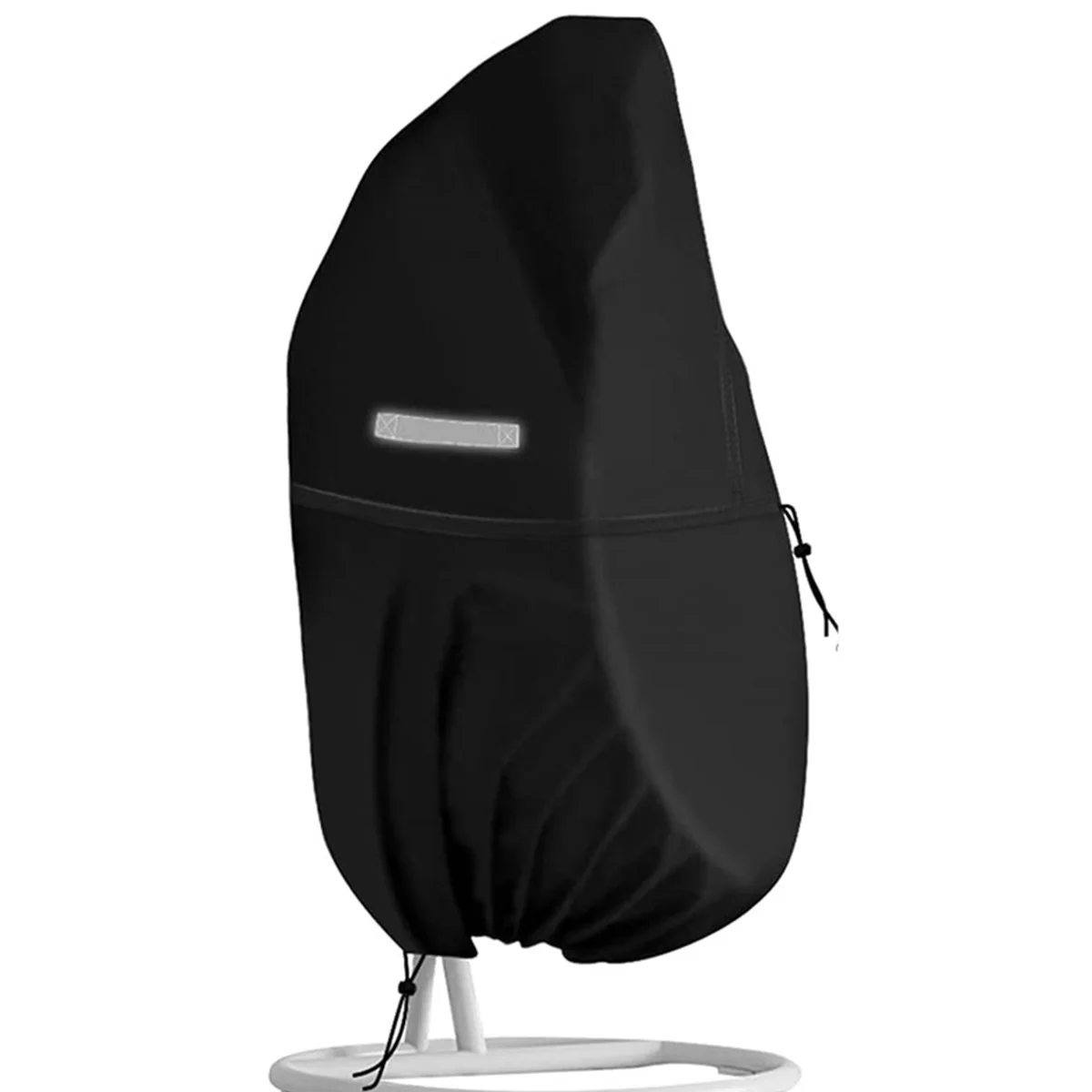 

Patio Hanging Chair Cover Outdoor UV-Anti Waterproof Windproof Oxford Fabric Egg Chair Cover for Garden Swing Chair 190x115cm
