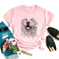 2022 summer new lovely dog paws printed t shirt women tops cartoon graphic print 90s girls tee animal female t shirts shirts