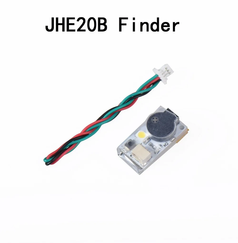 JHEMCU JHE20B Finder 100dB светодиодный Drone Мини-зуммер для радиоуправляемого самолета FPV Фристайл дроны дальнего действия DIY части