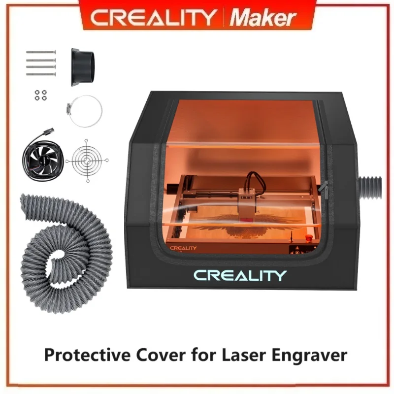 

CREALITY Protective Cover for Laser Engraver Isolate Smoke Expel Smoke Wider Compatibility 22W Creality Falcon2/Cr-Laser Falcon