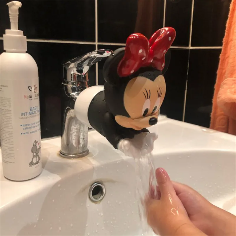 

Disney kids water tap Faucet Extender Water Saving silicone Faucet Extension Tool Help Children Washing hand water tap extender