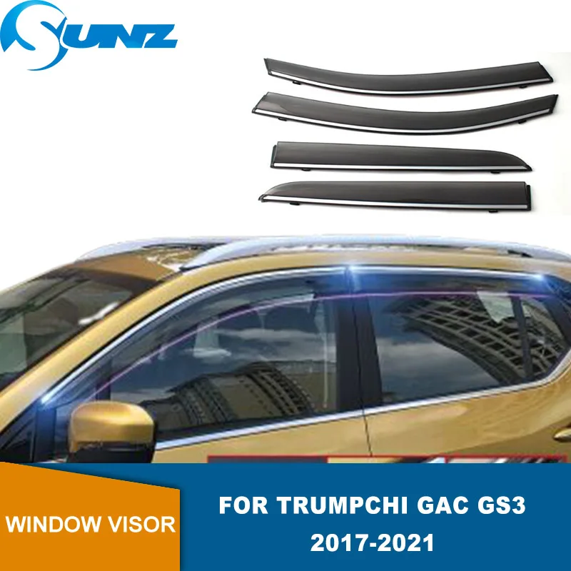 

Козырек для бокового окна для Trumpchi GAC GS3 2017 2018 2019 2020 2021 защита от дождя защита от ветра защита от солнца и дождя