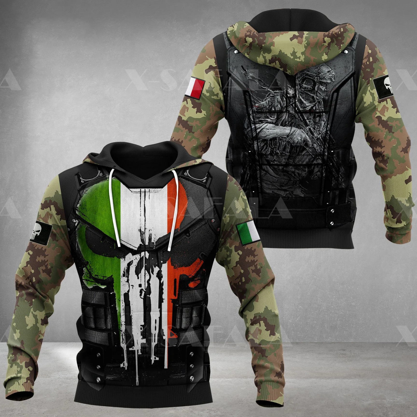 

Толстовка с 3D-принтом войск-армейский Ветеран, весна-осень, мужская и женская верхняя одежда в стиле Харадзюку, пуловер с капюшоном, спортив...