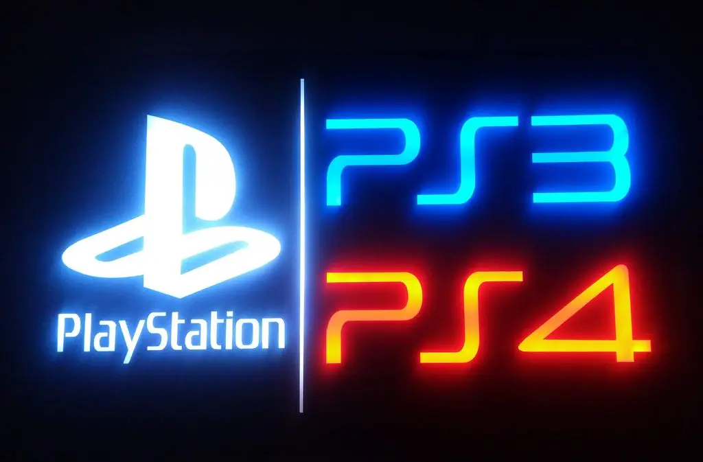 

PS3-PS4 PLAYSTATON LED NEON LEDON SIGNAGE CHEAPEST 47 X30cm