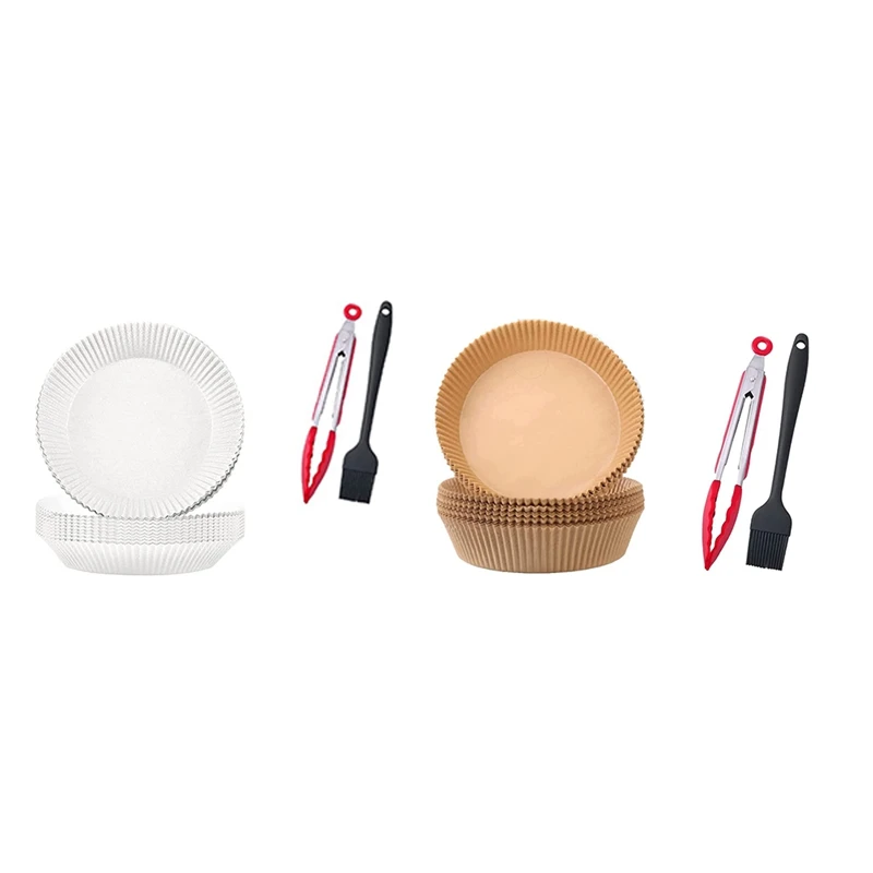 

Air Fryer Parchment Paper Liners Non-Stick Oil-Proof Disposable Air Fryer Liners Basket Round Baking Roasting Mat
