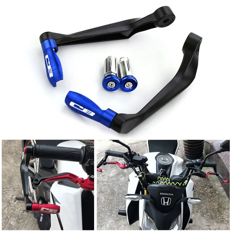 

2 Pcs Free Shipping Motorcycle Modified Brake Guard Bow Brake Handle For Honda CB400 CB190X/R CB600R CBF650R Moto Accessories