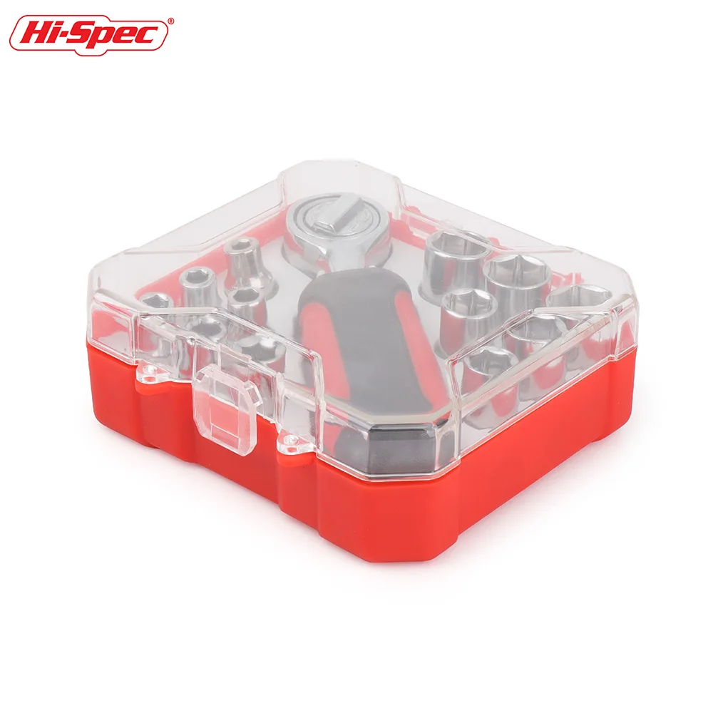 Hi-Spec 13 шт. 12-точечный набор торцевых головок Torx замковых отверток для шлицевых бит