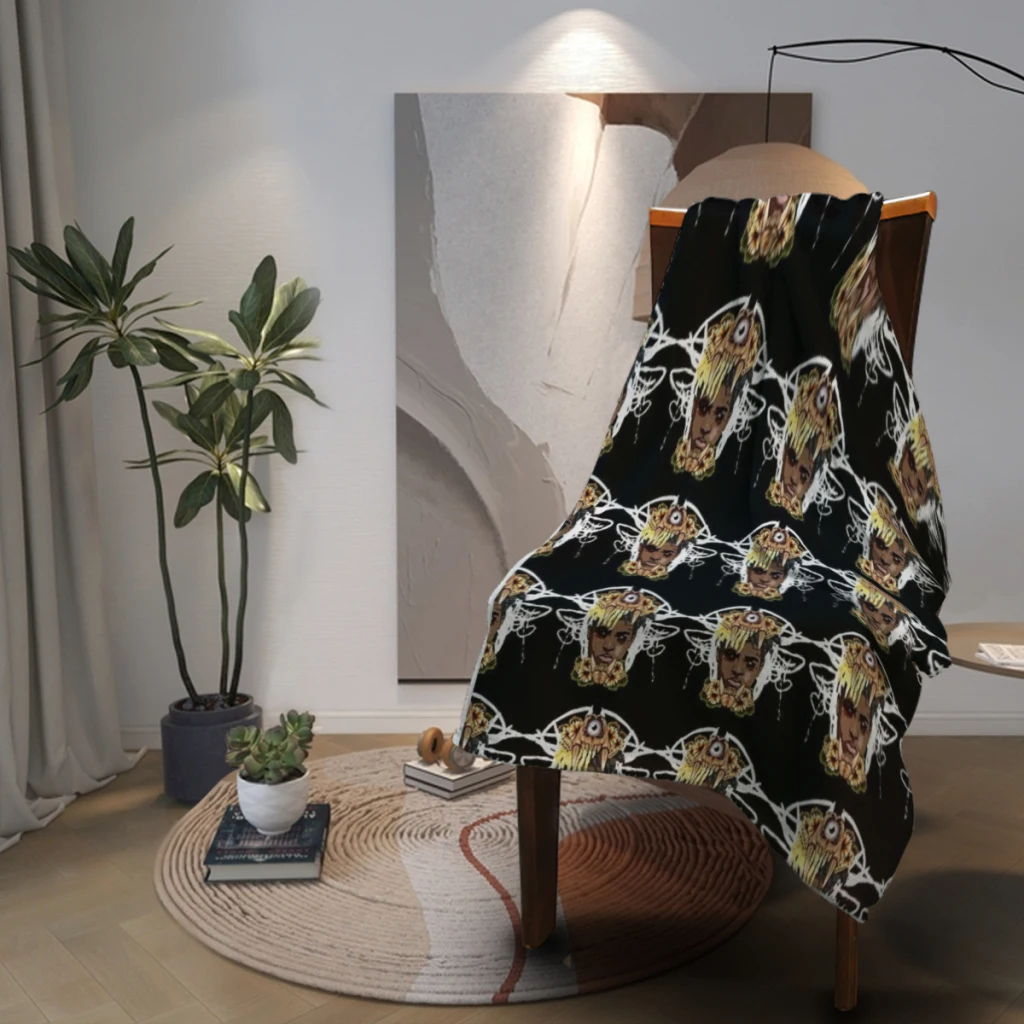 Одеяла xxxtentacion Теплые фланцевые одеяла Мягкое и удобное одеяло Одеяло для пикника