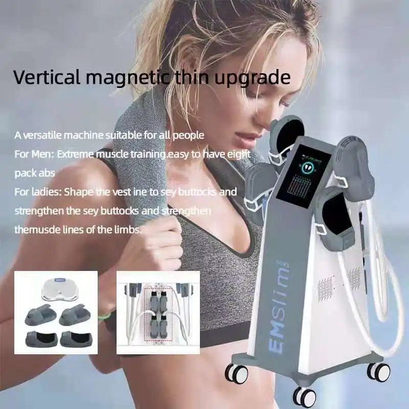

HIEMT EMSlim Electromagnetic Body Emslim Slimming Muscle Stimulate Fat Removal Body Slimming build muscle Machine for salon use