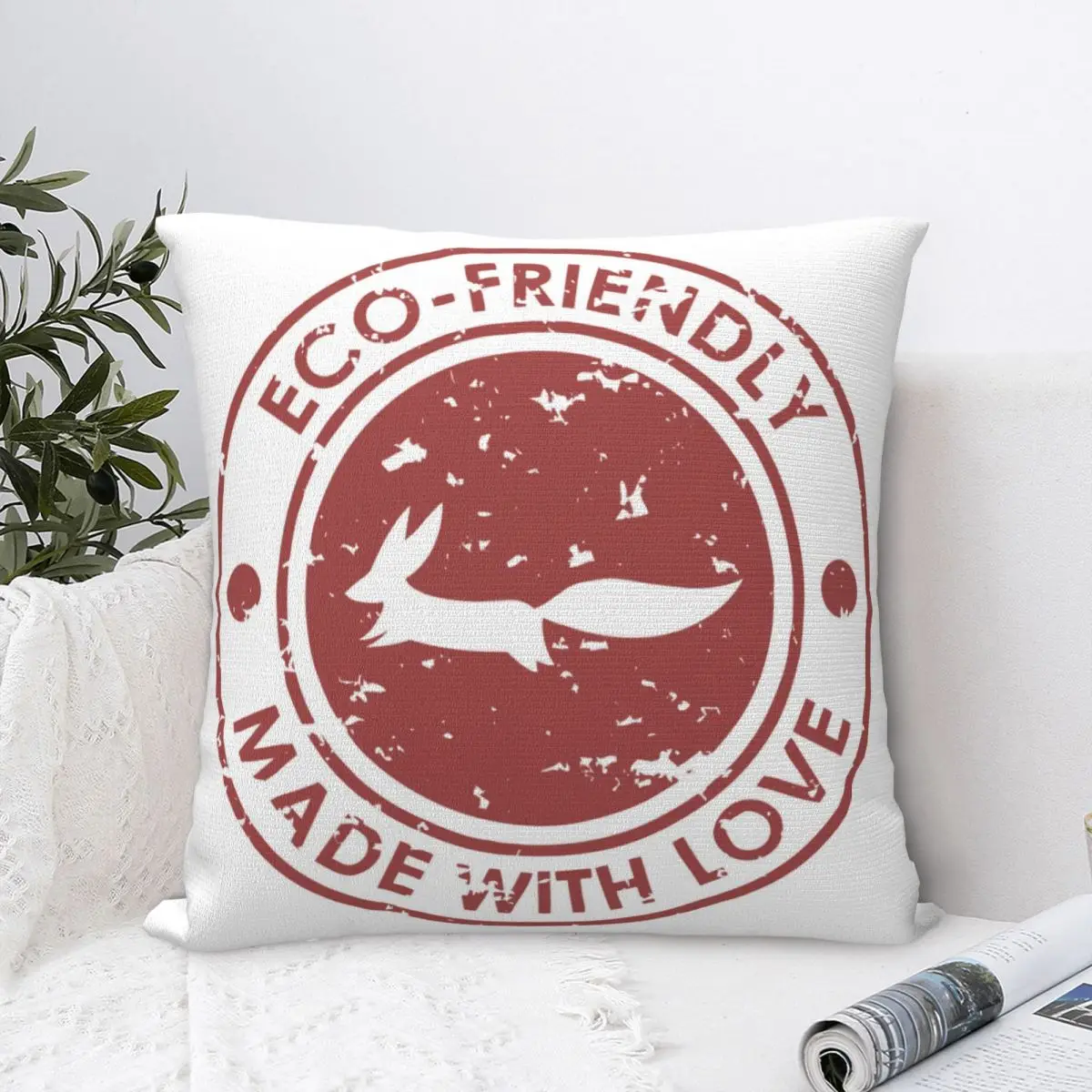 

ECO FRIENDLY FOX PRINT Pillowcase Pillow Case Cushion Cover Home Sofa Car Decorative Throw Pillow Pillowcases Fashion Anime