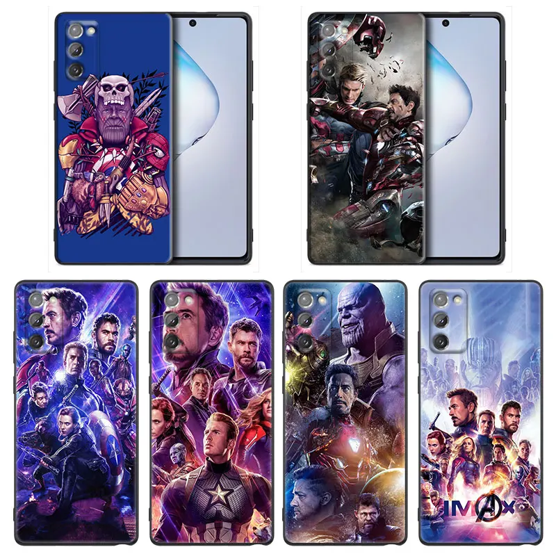 

Marvel Superhero Movie Avengers Phone Case for Samsung A91 A73 A72 A71 A53 A52 A7 M62 M22 M30s M31s M33 M52 F23 F41 F42 5G 4G