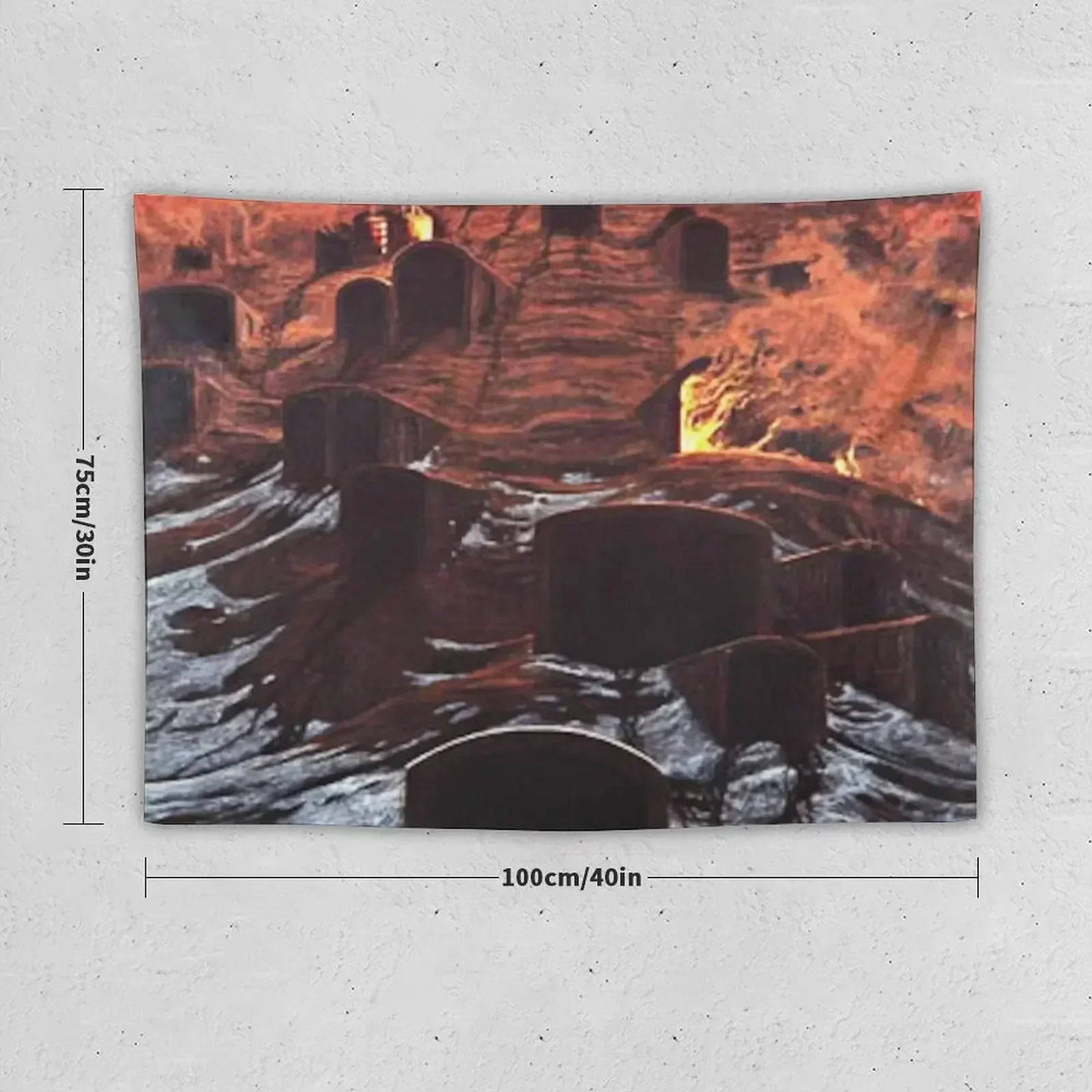 Настенный гобелен &quotUntitled&quot Zdzisław Beksiński 100% полиэстер