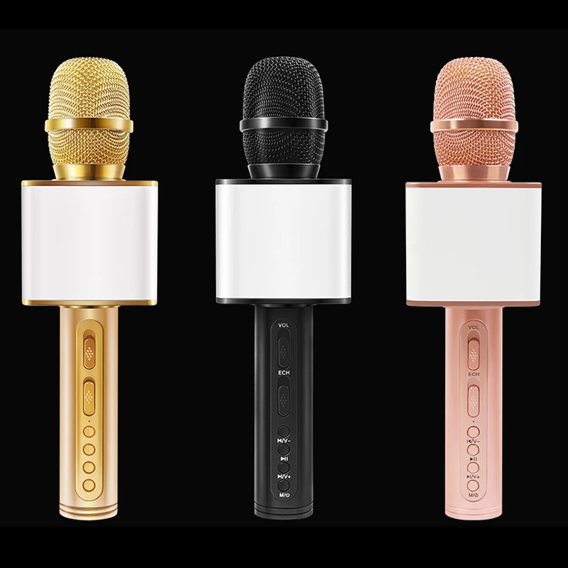 

Беспроводной микрофон, Ручной Bluetooth-микрофон, домашний Ktv-плеер, караоке-машина для Ios и Android