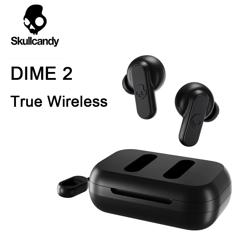 

Skullcandy Dime 2 True Wireless Bluetooth Earbuds with Mic Supreme Audio/Anti-lost Track Down/IPX4 Waterproof Sports Eeaphone