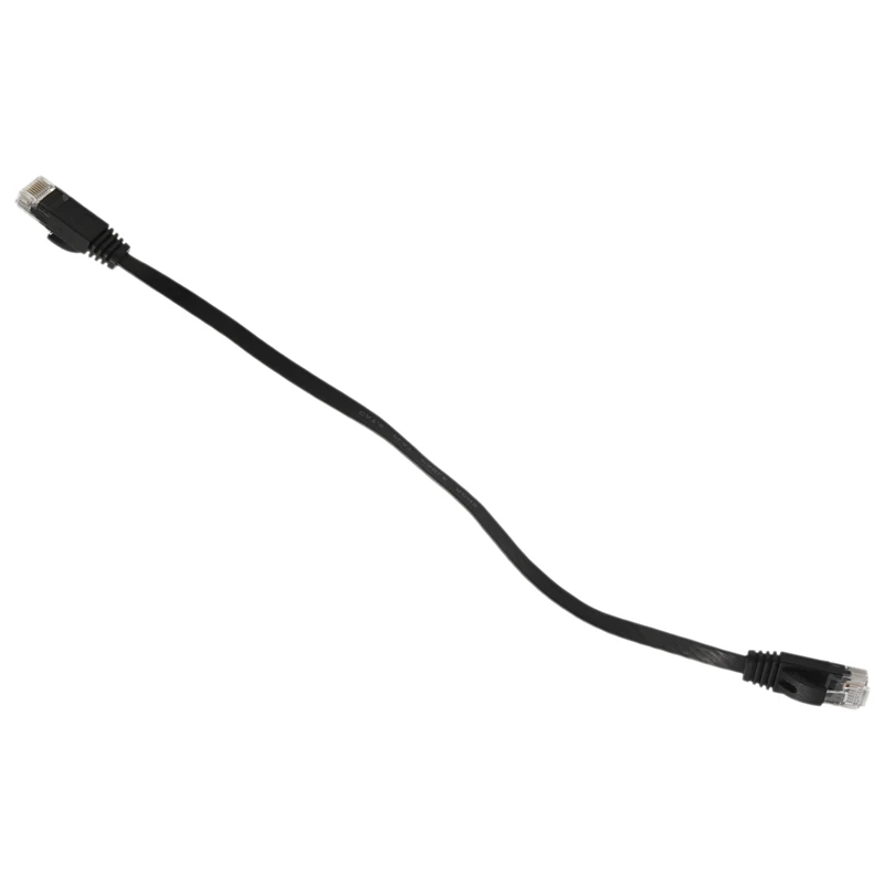 

12 Pcs 1 Ft Flat Internet Network Cable Solid Cat6 High Speed Patch Lan Wire With Snagless Rj45 Connectors