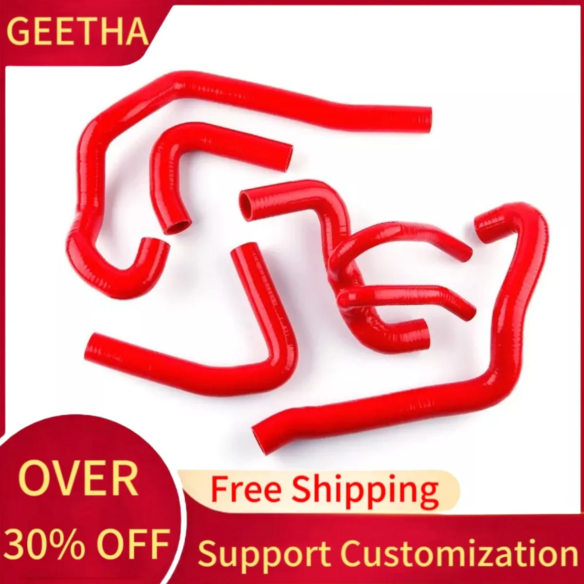 Для Peugeot 106 GT1/Citroen SAXO VIS 16 В силиконовый шланг для воды радиатора 5 шт.