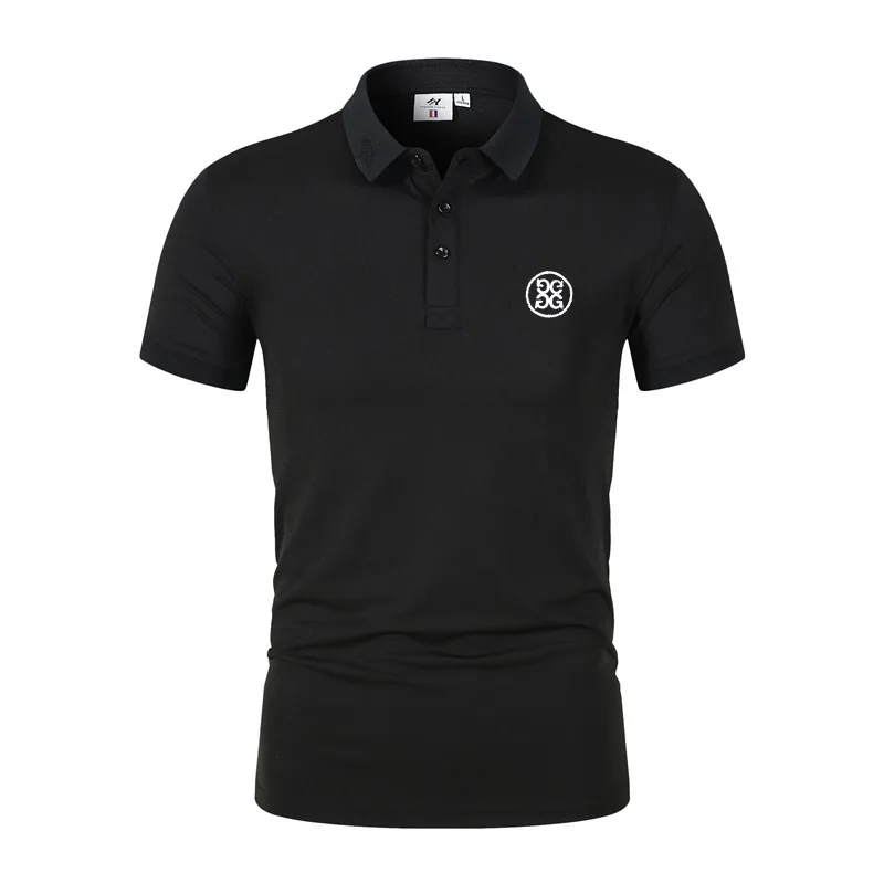 Embroidery Logo Men Shirt Summer Fashion Men's T-Shirt Polo Shirt Golf Clothing Men's Polo Shirt Top Outdoor Sports Men's Tops