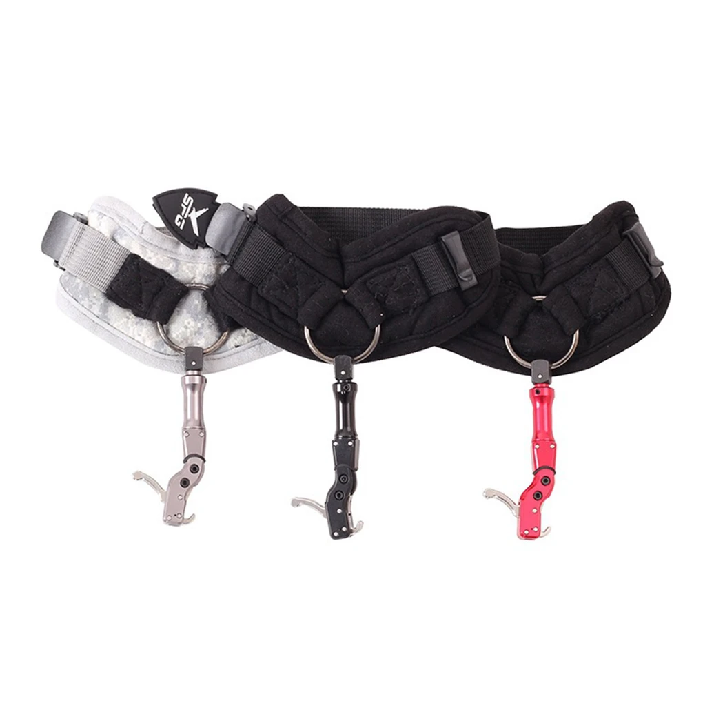 

Archery Accessories 318 Compound Bow Release Adjustable Length Affordable High Sensitivity Shooting 360° Rotation Silver