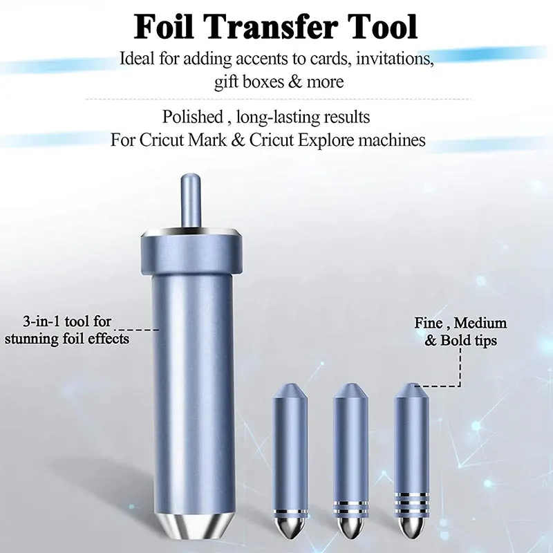 Foil Transfer Tool Replacement,3-In-1 Foil Transfer Kit For Cricut Maker/Maker 3, Explore, Explore One & Explore Air 2/3